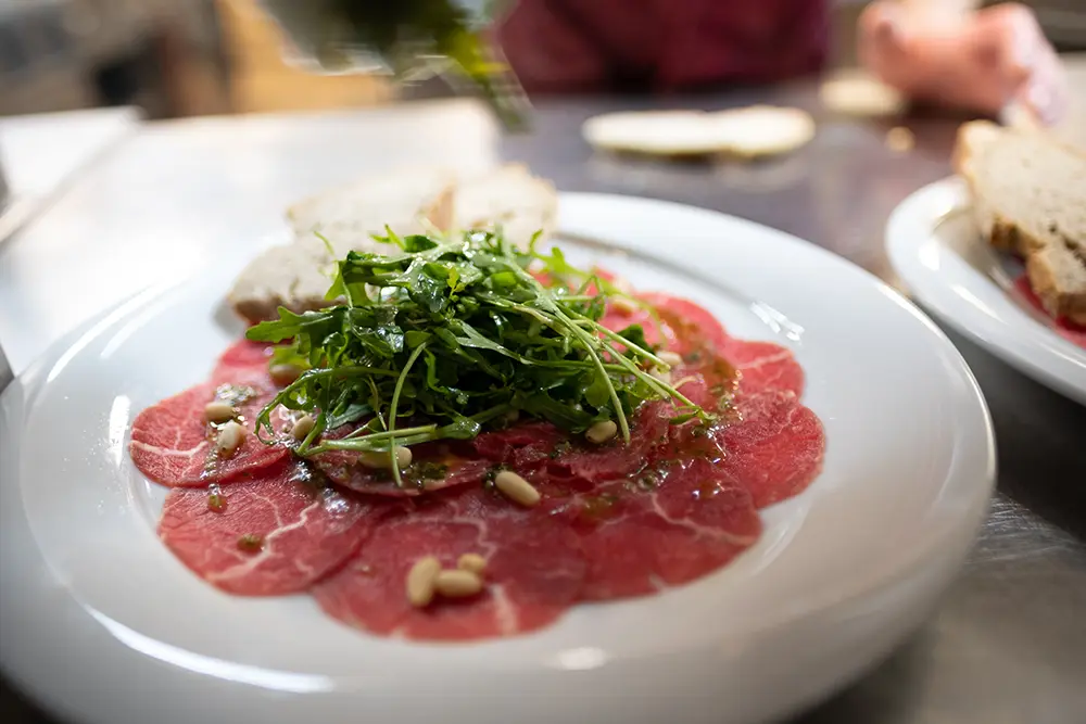 Carpaccio vom Restaurant Dorfwirt